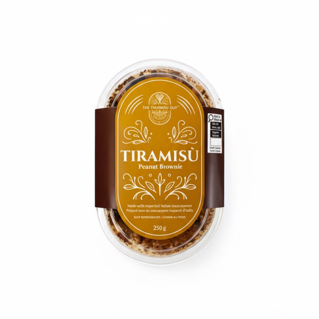 Peanut Butter-Brownie Tiramisù