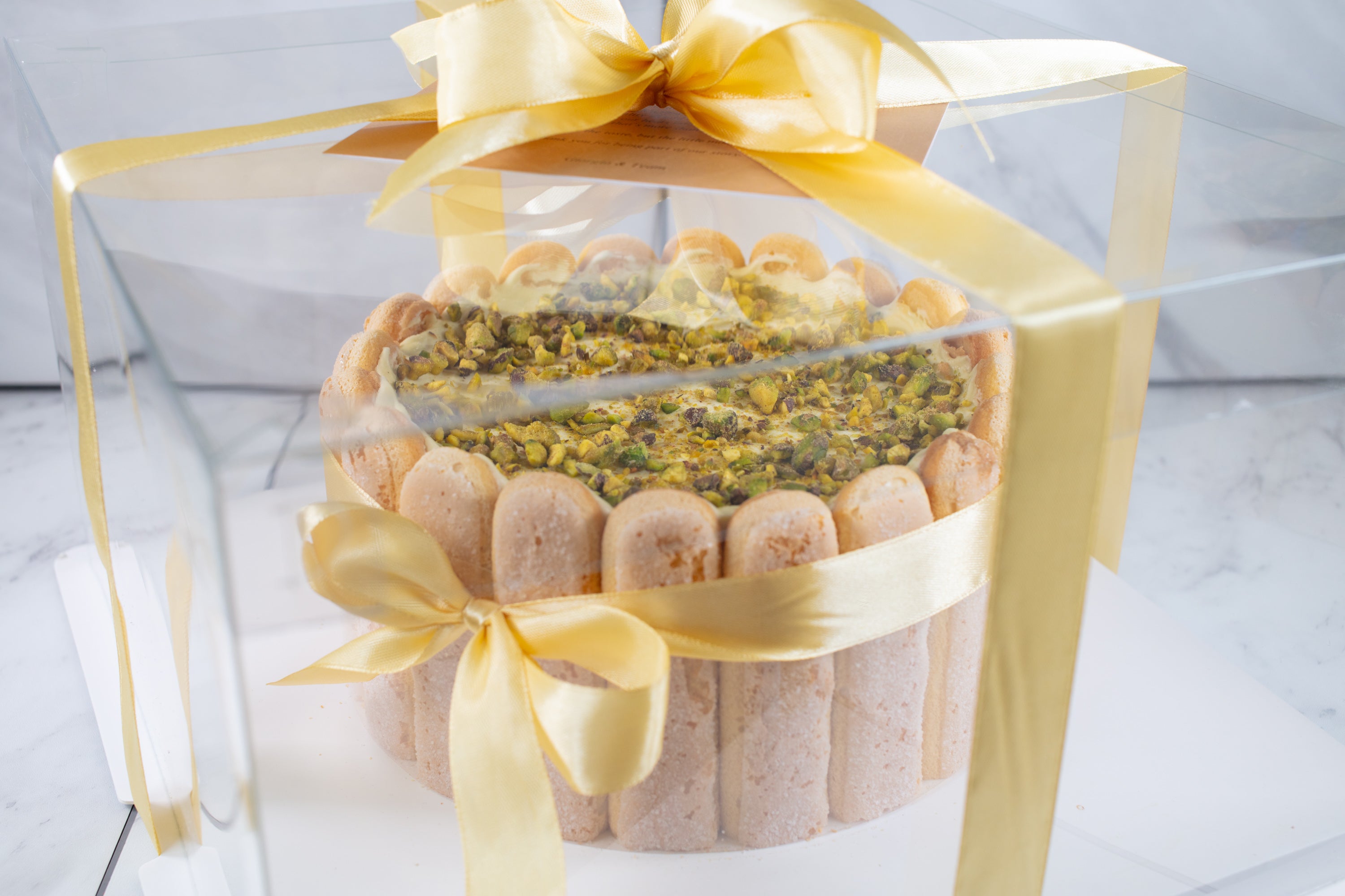 Pistachio Tiramisù Cake