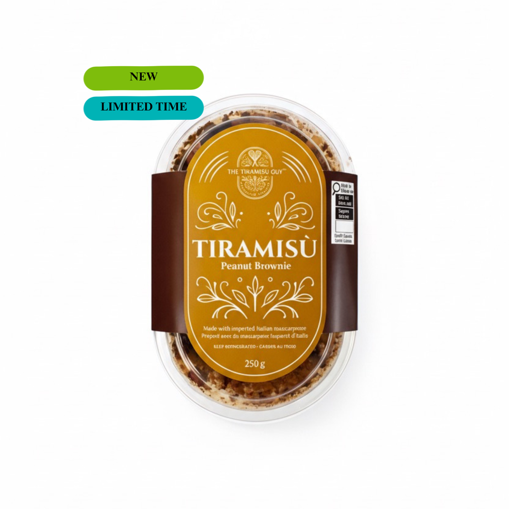 Peanut Butter-Brownie Tiramisù