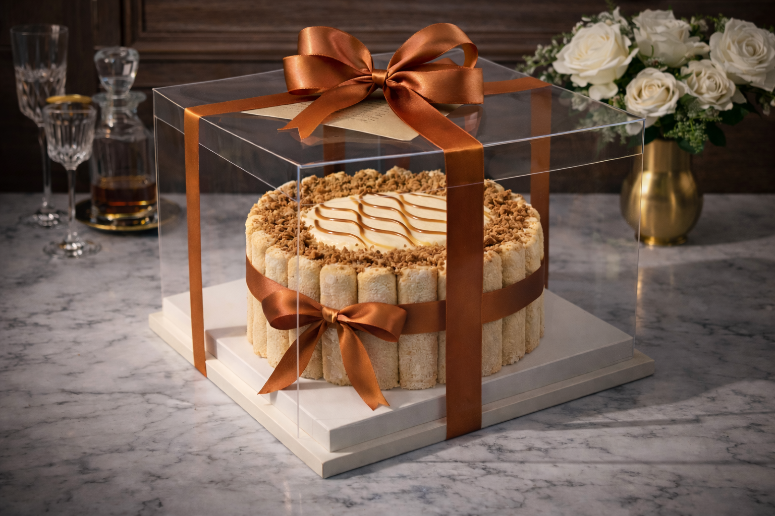 Dulce De Leche & Lotus Biscoff Tiramisù Cake