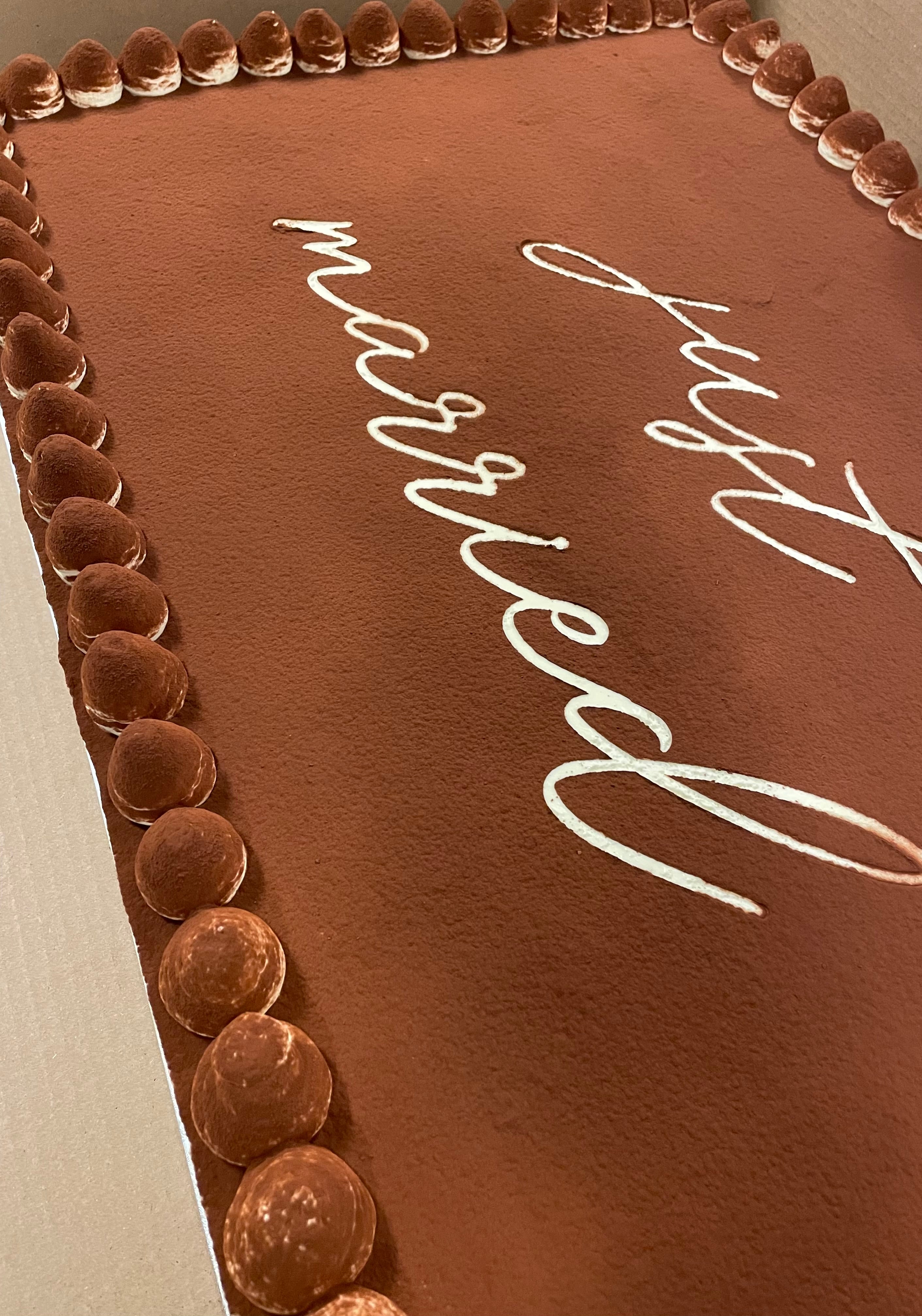 Wedding Tiramisù Slabs Cake